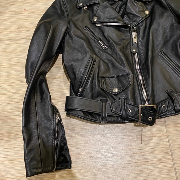 🆕 Schott NYC Perfecto Leather Biker Jacket - Picture 4 of 11